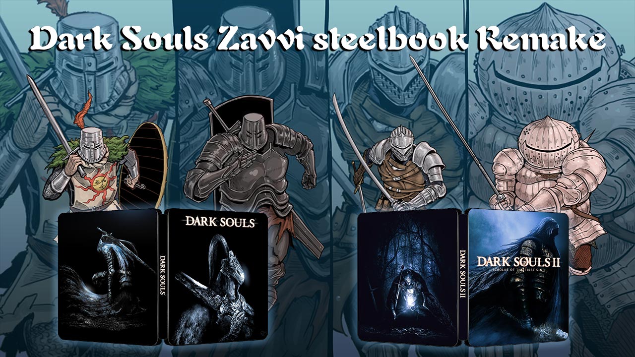 Dark Souls 2 Zavvi Steelbook Remake FantasyBox [DUO Disks]