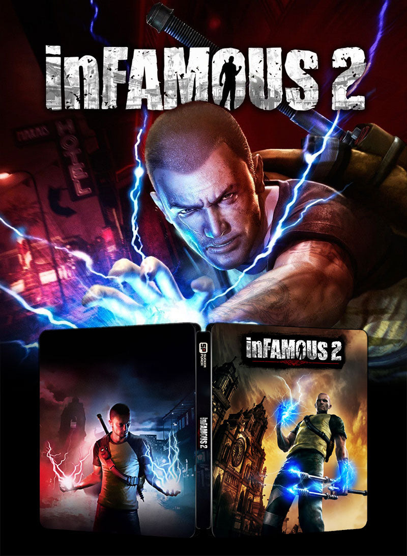 inFamous 2 Retro US Edition Steelbook FantasyBox Artwork