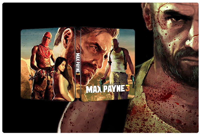 Max Payne 3 Burst Edition Steelbook FantasyBox Artwork
