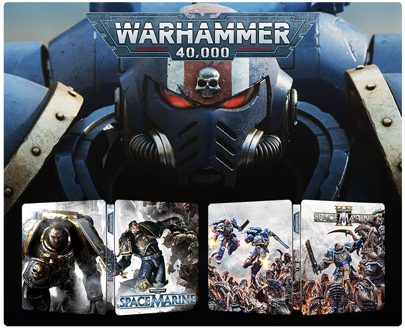 Warhammer 40,000: Space Marine 1+2 Steelbook FantasyBox