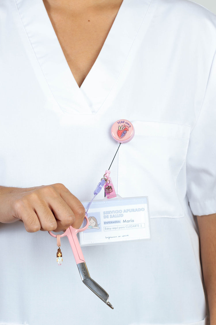 Lanyard retráctil Enfermera en apuros - Amigas enfermeras - Para decorar -  Los mejores precios