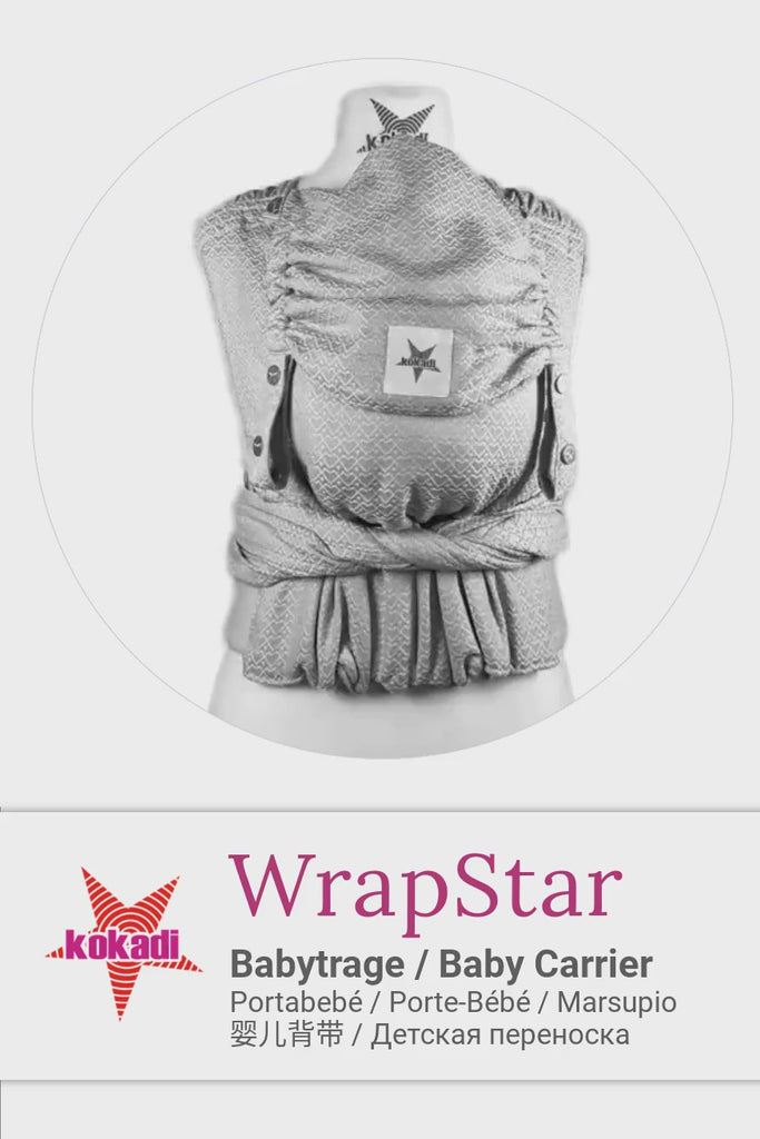 Babytrage Heaven Starry KOKADI WrapStar Leroys –