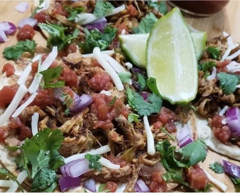 amazing hazels chili sauce carnitas taocs