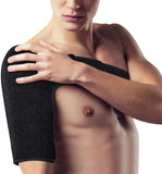 Compression Shoulder Support Brace, Adjustable Neoprene Upper Arm and Shoulder Wrap Pain Relief for Rotator Cuff Shoulder Tear Injury AC Joint Dislocation Prevention and Recovery