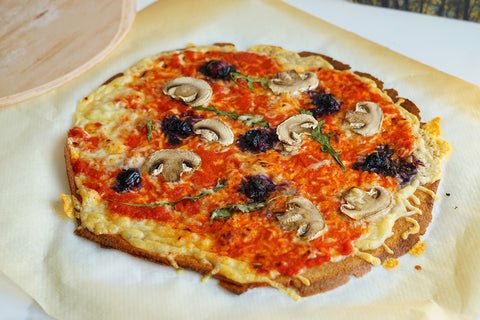 Quinoa Pizza with Black Truffle