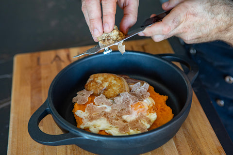 Recipe with white truffle