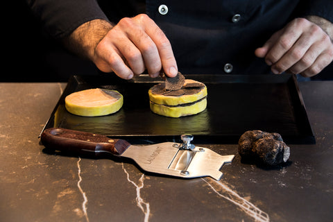 Foie mi-cuit with black truffle