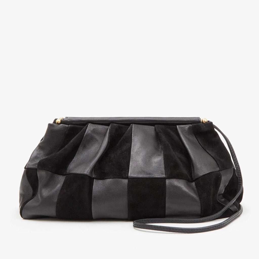 Clare V. Quilted Poche - Black