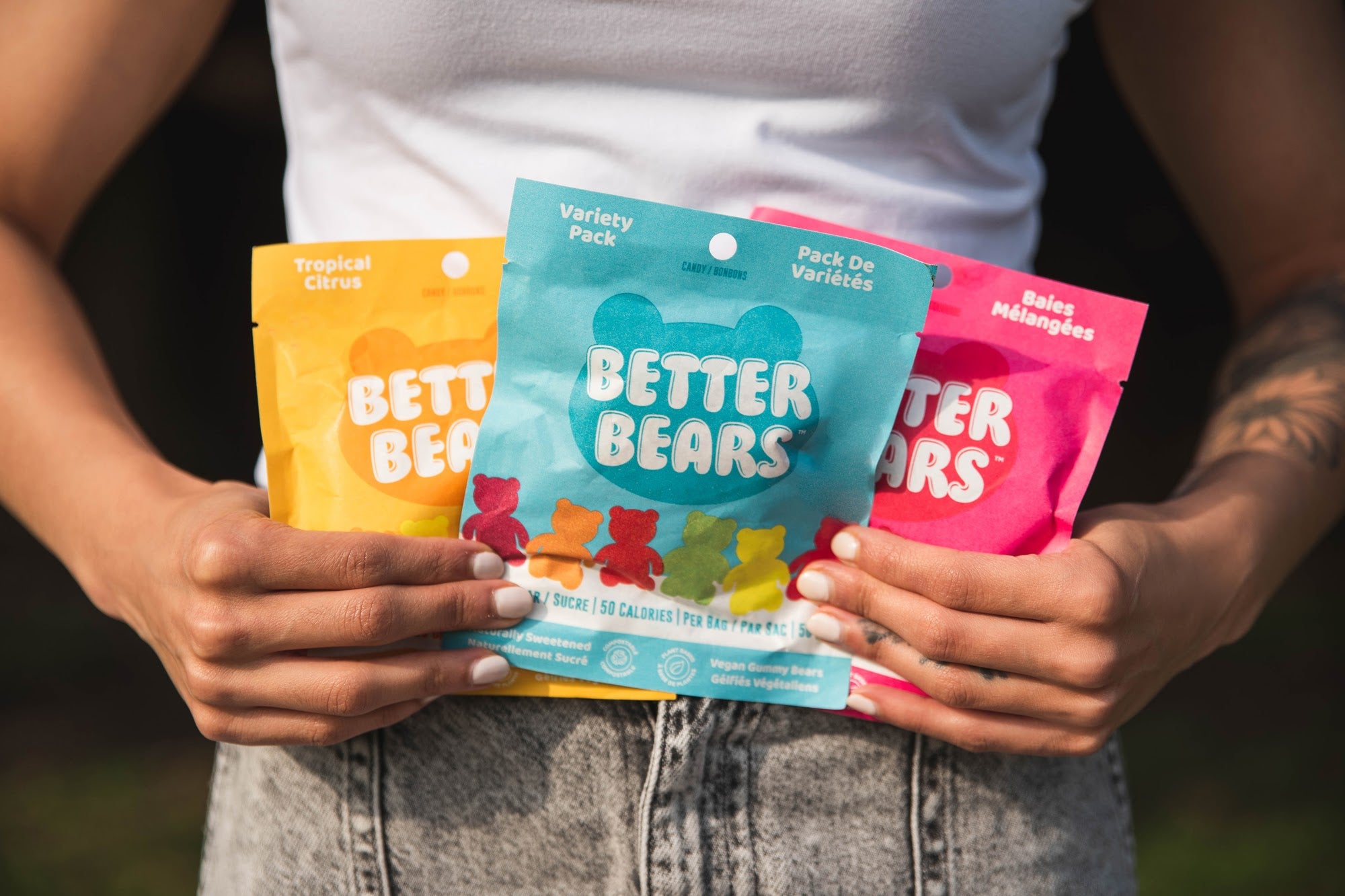 Better Bears - Person Holding Better Bears Sugar-Free Gummy Bears