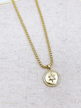 STARBURST POWER PAVE NECKLACE