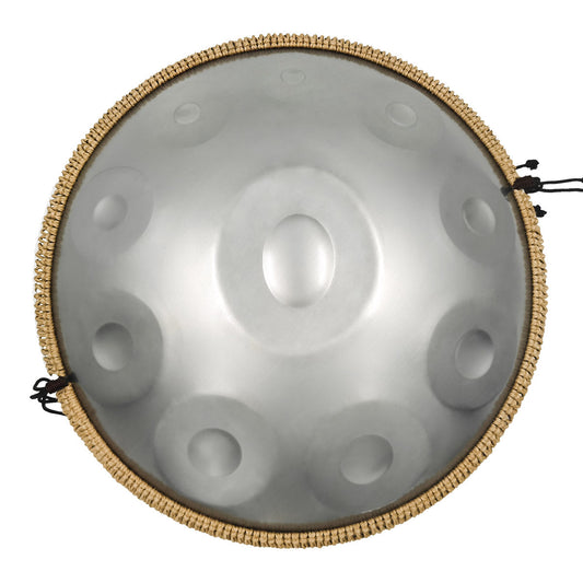 Handpan Drum The Galaxy 22 Inches 10 Notes D Minor Kurd Scale Hangdrum