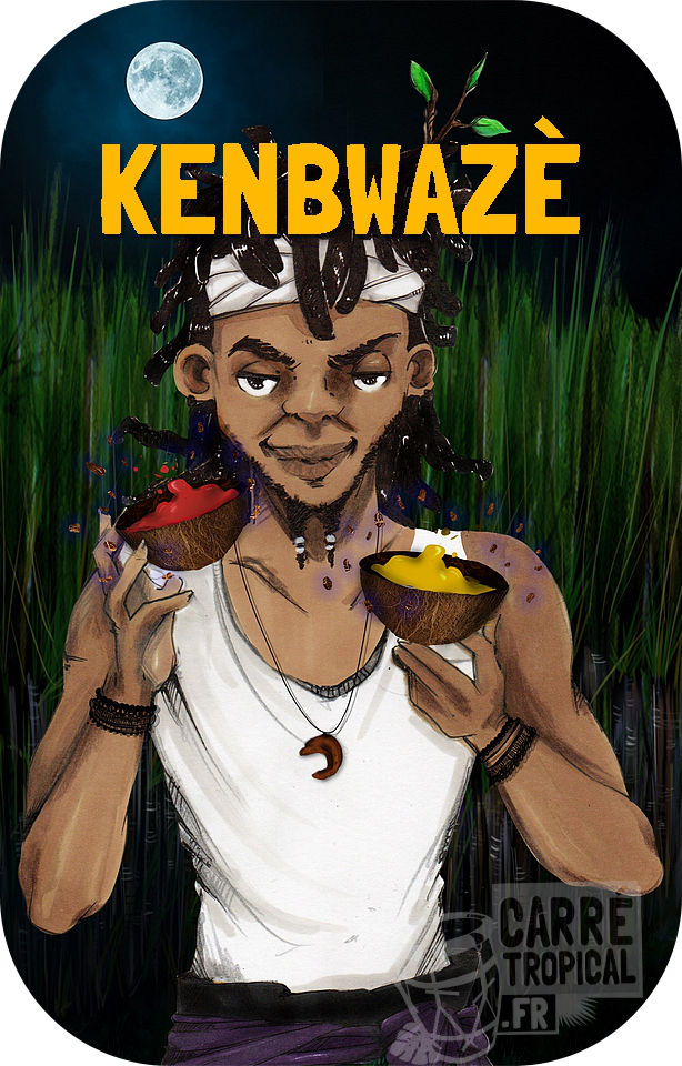 monstre créole kenbwazè sorcier mythologie légende carre tropical fon lèspri koko