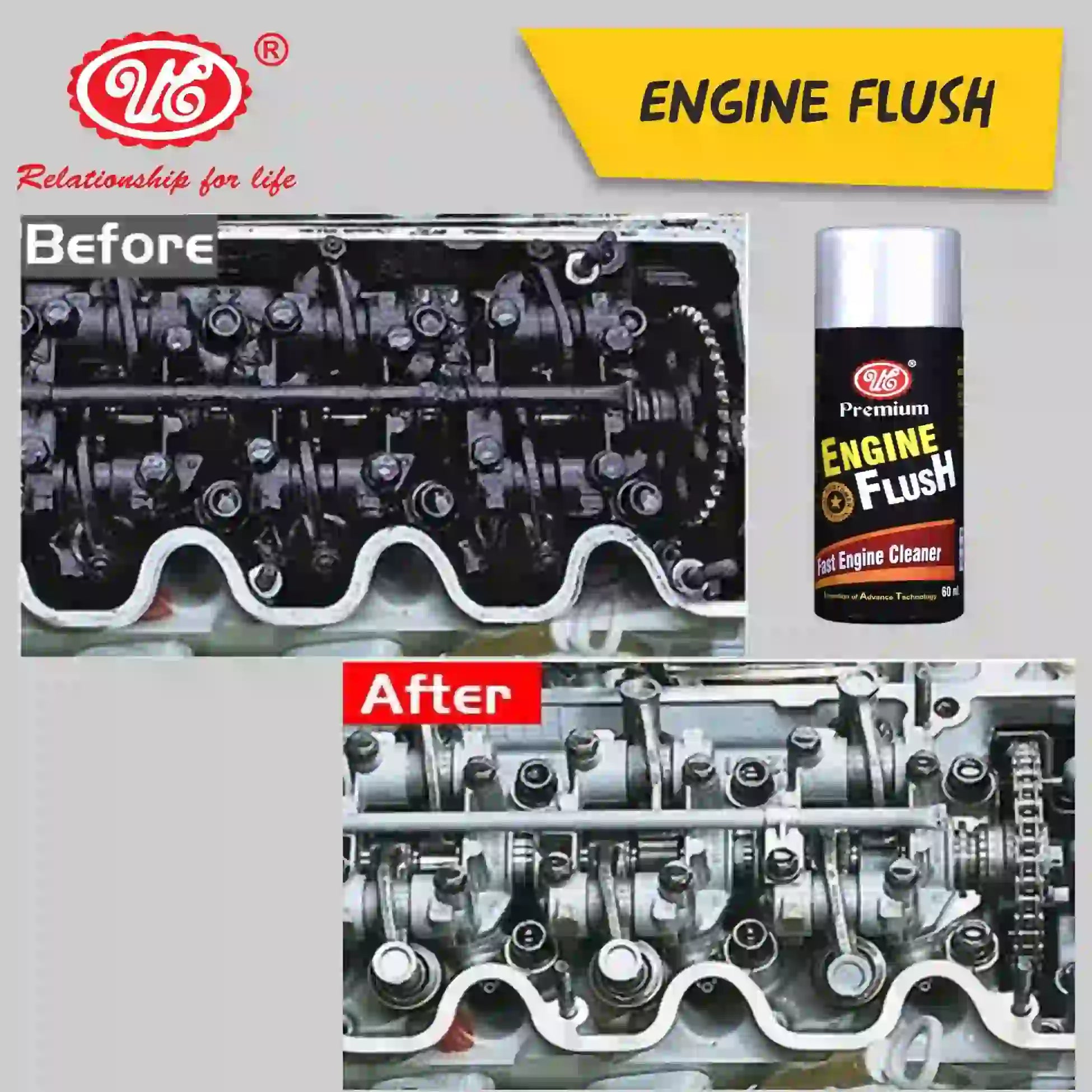 Aditivo para LIMPIAR el MOTOR + Potencia y Bajar el Consumo de Combustible  1L (13%) ❕⛽️ ENGINE FLUSH 