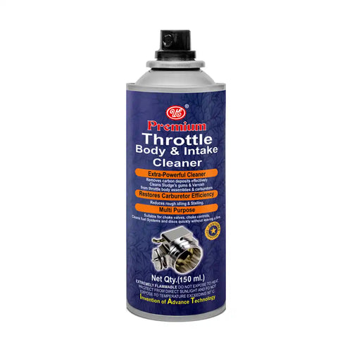 Premium Throttle Body Cleaner Air Intake and Carburetor Choke Cleaner Fuel Oil Deposit Remover Spray