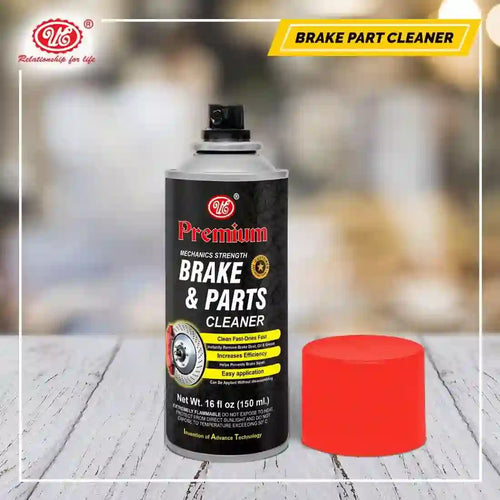 Premium High Power Brake & Parts Cleaner Spray (Non-Flammable) - Useful For Chain & Bearing