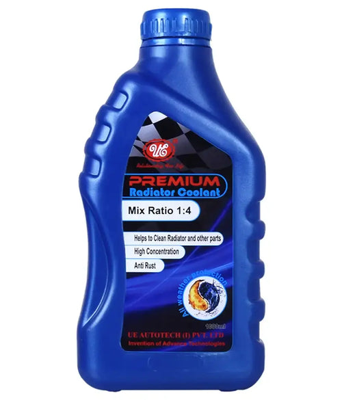 Premium Blue Car Radiator Coolant Concentrate | Mix Ratio 1:4 | Coolant for Petrol, Diesel and CNG Vehicles