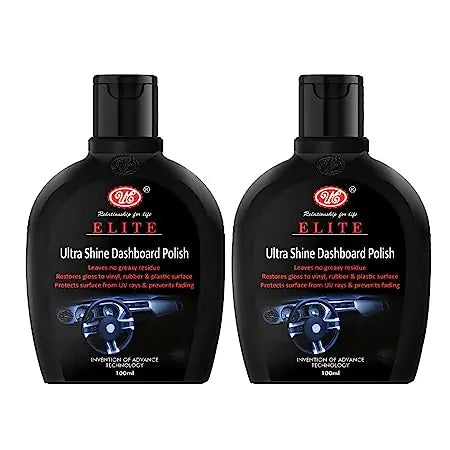 Ultra Shine Dashboard Polish Liquid Spray & Bottle | Automotive Car Care Interior Dashboard Cleaner | Dry to Touch & Rich Matte Finish (Plastic, Rubber, Leather Seat)