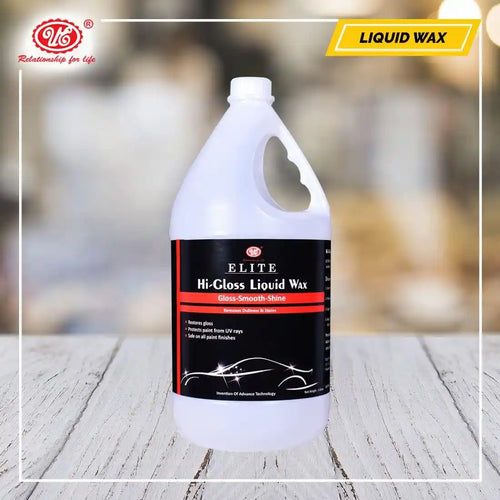 Hi-Gloss Liquid Wax Polish - Removes Oxidation, Clean, Polishes & Protects Paint Surfaces