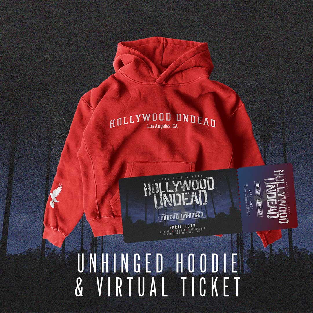 Image of Undead Unhinged Ticket + Clean Hoodie