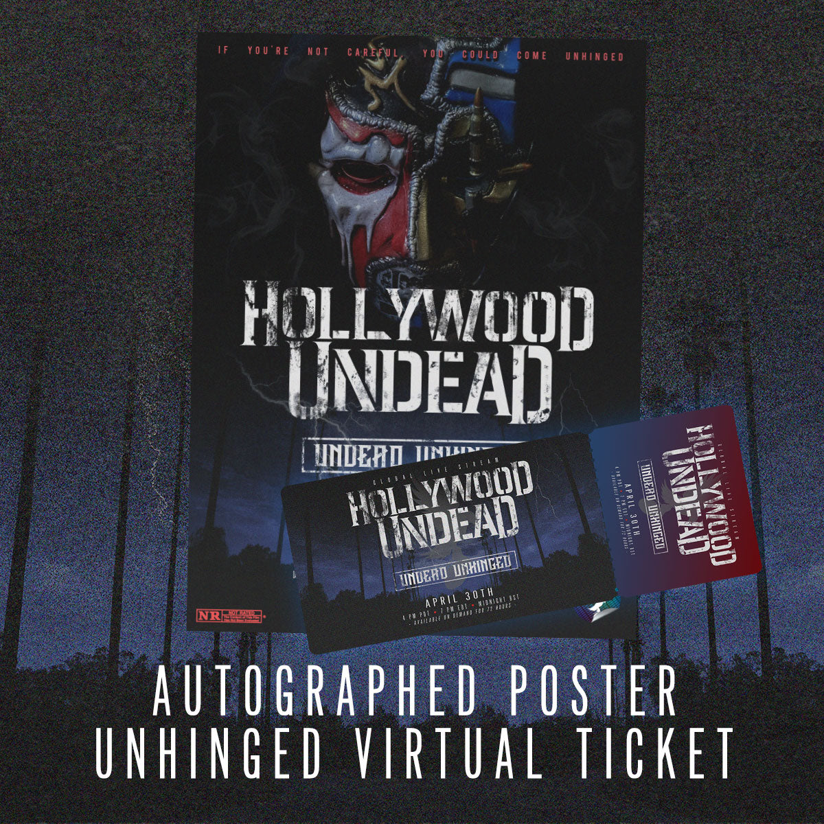 Image of Undead Unhinged Ticket + Autographed Premiere Poster