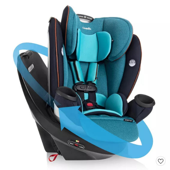 Evenflo GOLD Revolve 360 Rotational All-In-One Convertible Car Seat - Sapphire