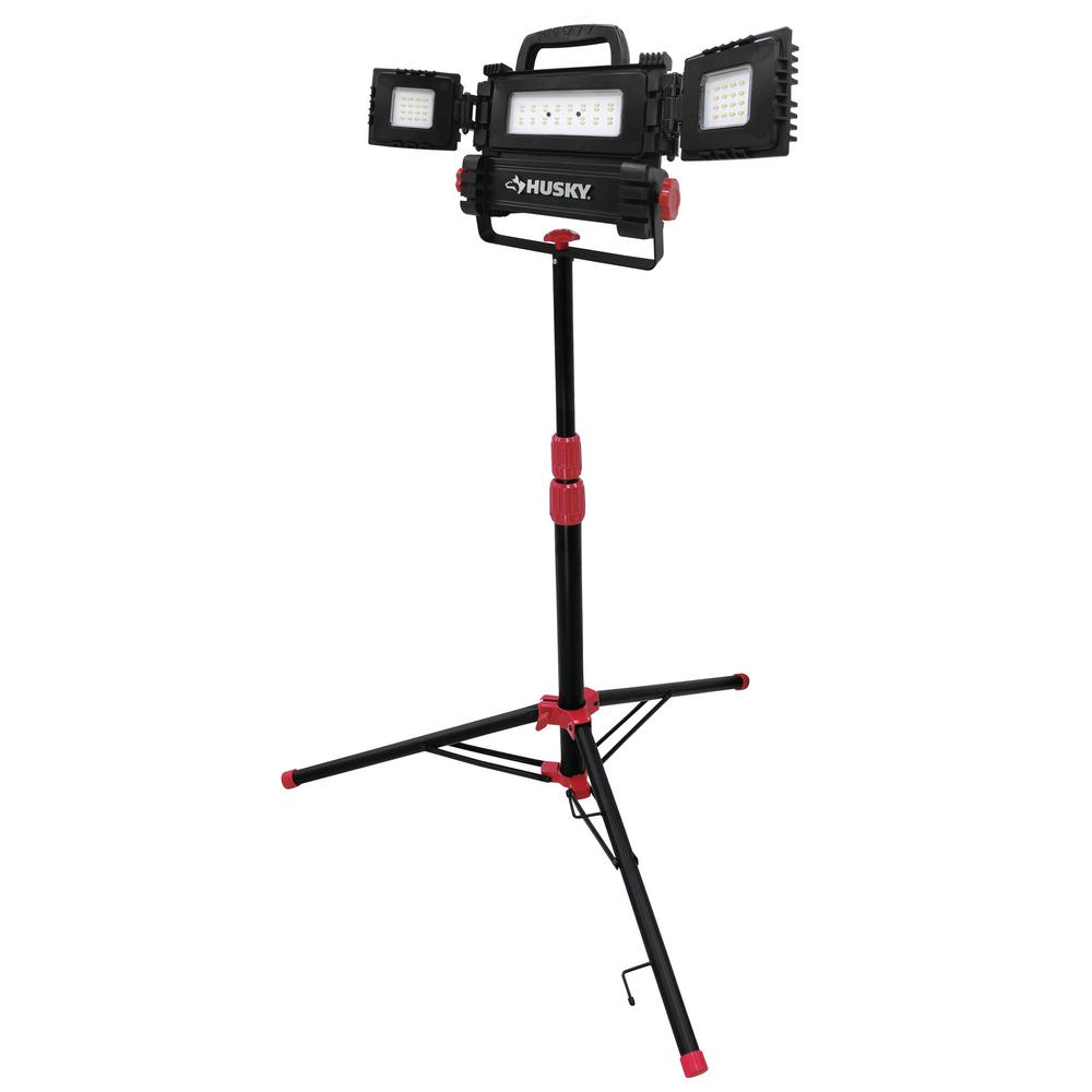 husky work light tripod