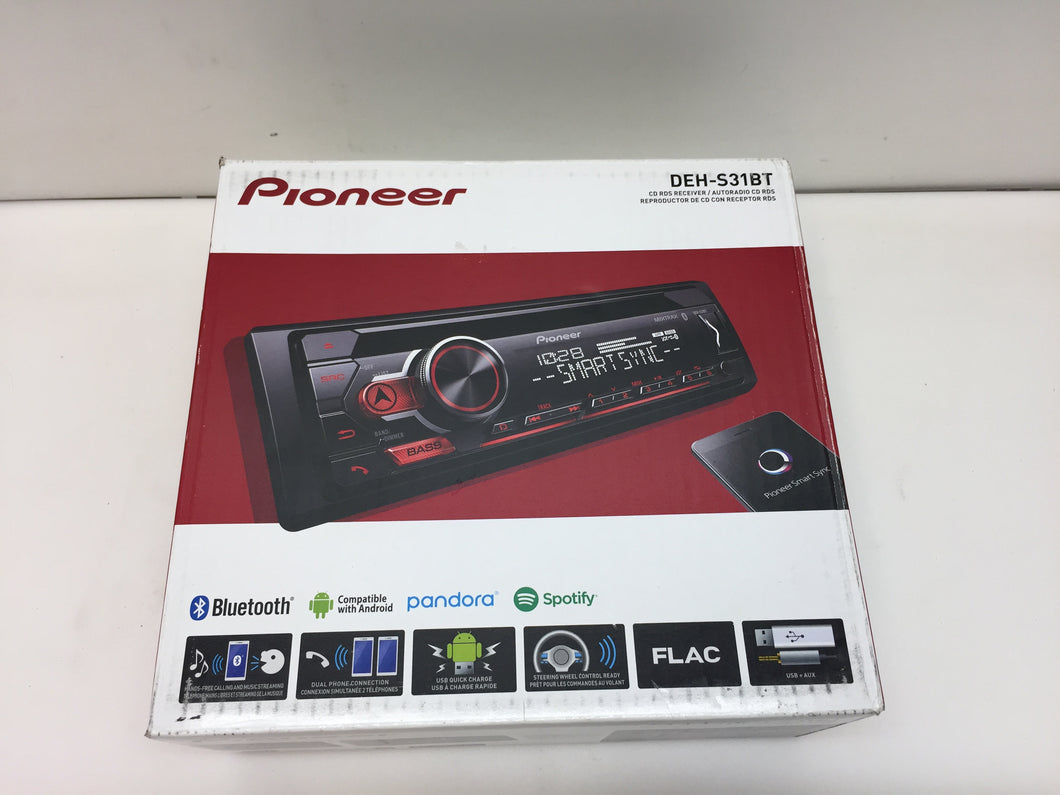 douche verlies uzelf katoen Pioneer DEH-S31BT CD MP3 USB Bluetooth Car CD Receiver, NOB – NT  Electronics LLC