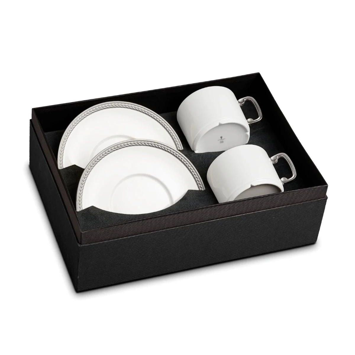 PURE LUNGO CUPS & 2 SAUCERS