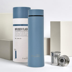 Double Wall Clear Glass Thermos Flask 260ml FGH-2185 - Dragon Tea House