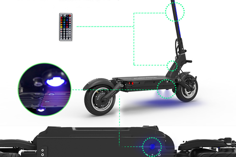 Minimotors - Trottinette électrique Minimotors Dualtron Thunder II 72V 40AH  10.080 W Noir - Trottinette électrique - Rue du Commerce