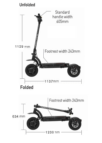 Trottinette électrique Dualtron Thunder 2 - 72V 40Ah - Swiss Distribution