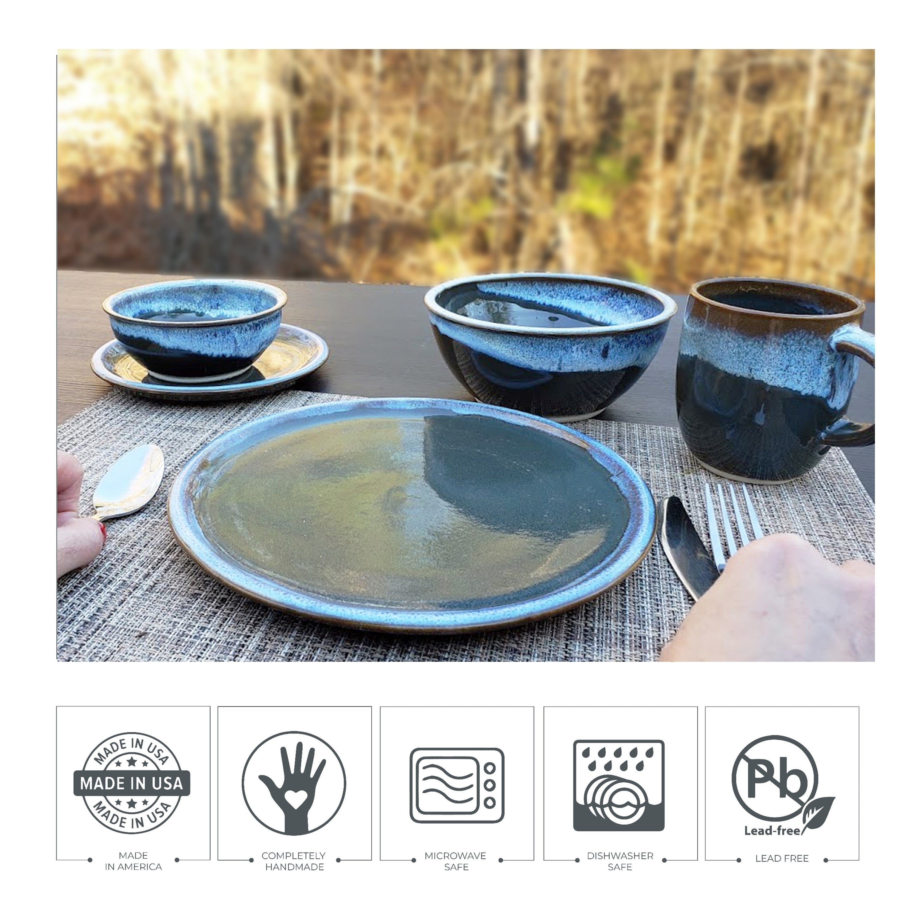 Teal clearance dish sets