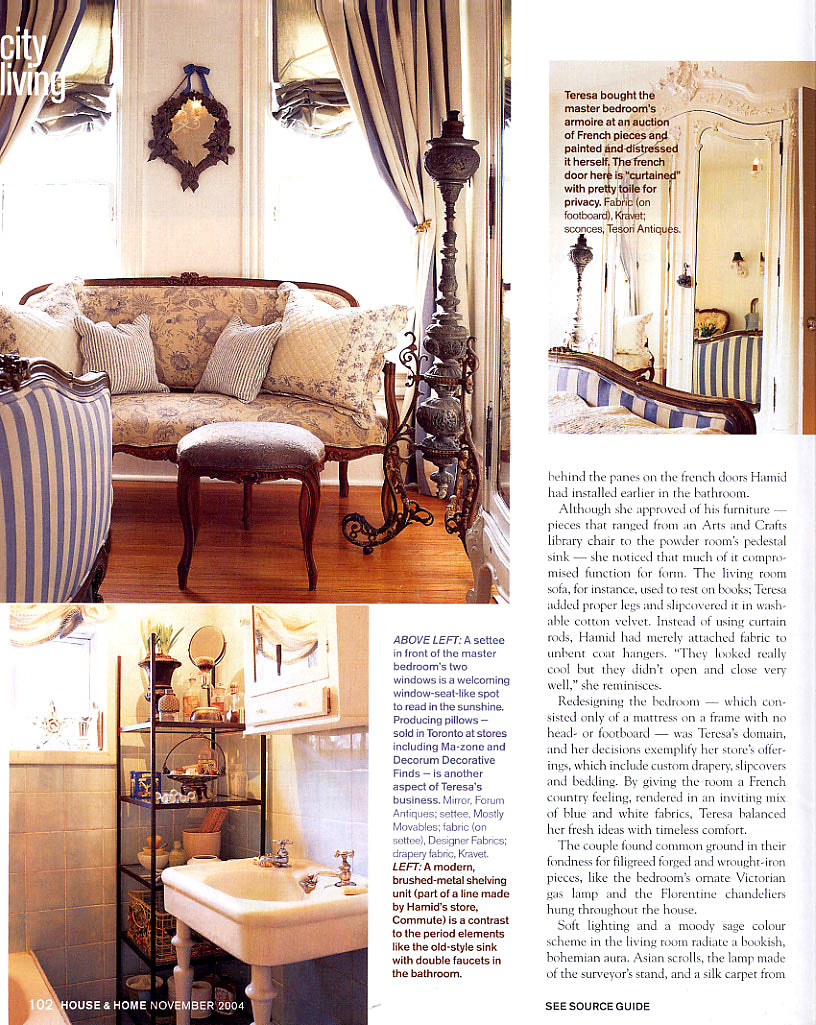 Châtalet Home featured in House & Home Magazine