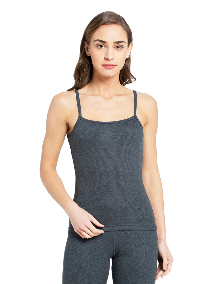 Buy TEUSY Thermal Wear for Women/Ladies Winter Thermal top Sleeveless  Spaghetti (Grey Color) (Grey, Small) at