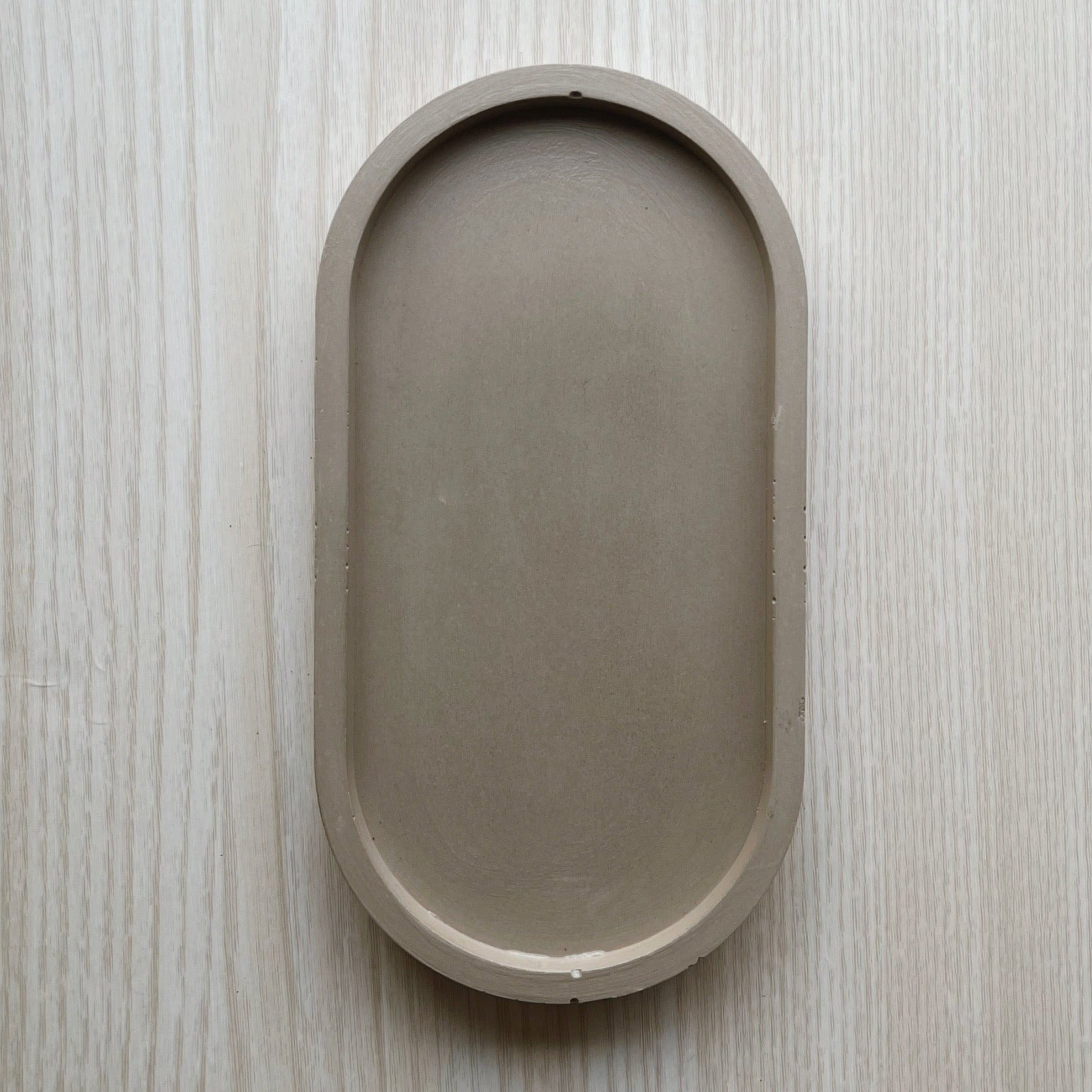 Concrete Oval Tray – My Fine Line