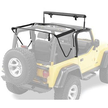 Bestop Replacement Soft Top Bow Assembly - TJ - Double Black Offroad