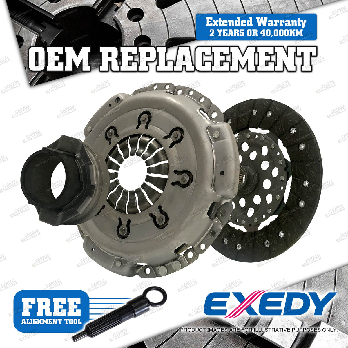 Exedy Clutch Kit For JEEP WRANGLER JK JEK-8279 Convertible  - Double  Black Offroad