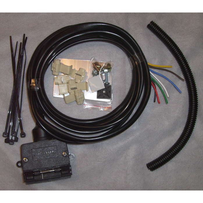 DTEC Wiring Harness 7-Pin - JK/JL 2/4dr 2007+ - Double Black Offroad