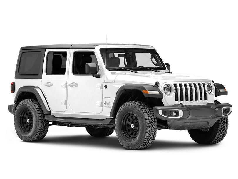 MP Concepts High Clearance Fender Flares; Front JL Wrangler and JT Gla -  Double Black Offroad