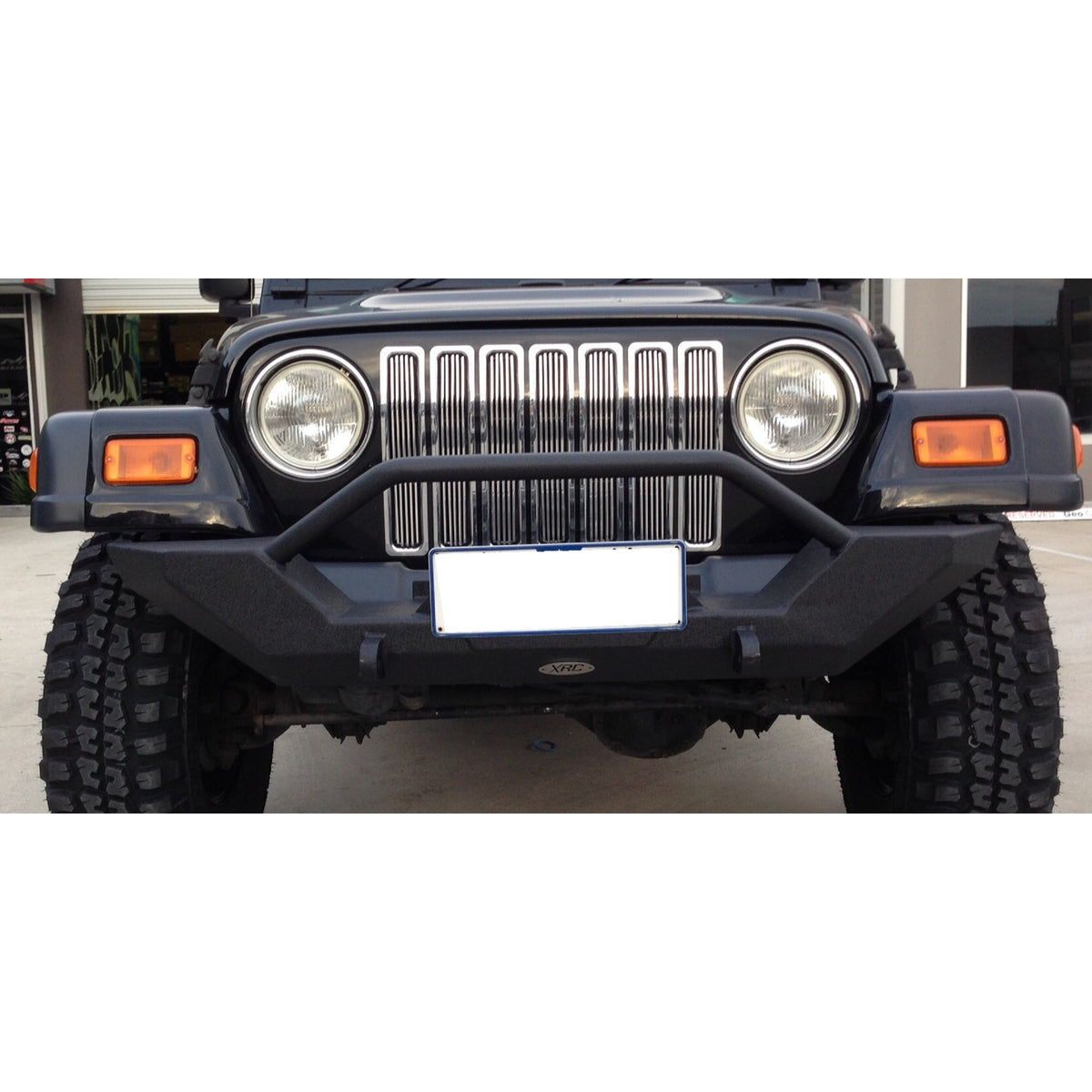 Smittybilt XRC Rock Crawler Winch Bumper Jeep TJ 76800 - Double Black  Offroad