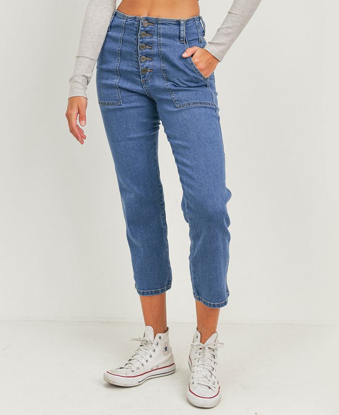 Eunina Jude Mid Rise Skinny Ankle Jean (Juniors) at Von Maur