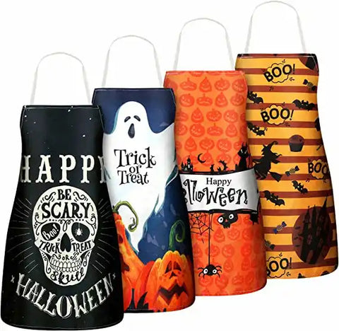 Halloween Themed Kitchen Aprons