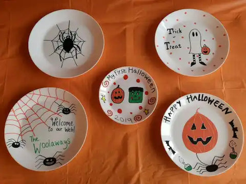 Halloween Themed Plates