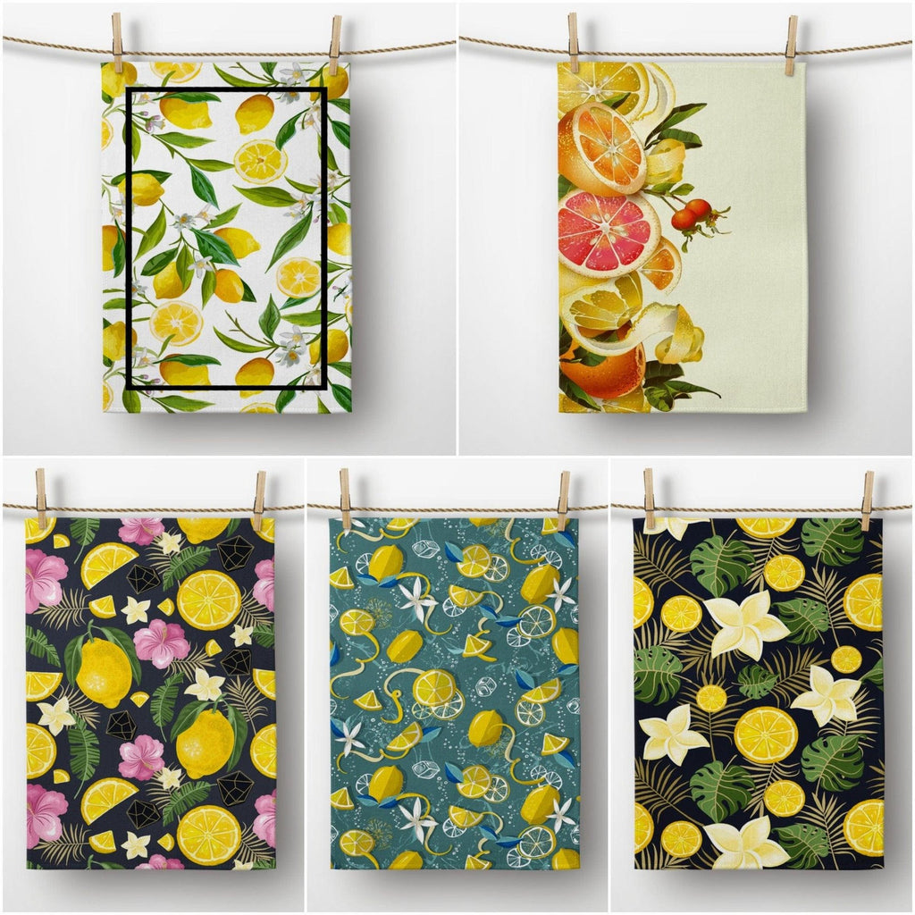 Lemon Kitchen Towel - Home Textiles - Akasia Home Design