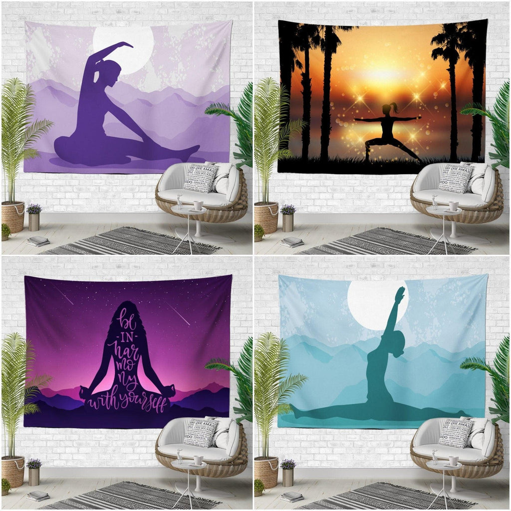 Meditation and Yoga Wall Tapestry - Akasia Home Design