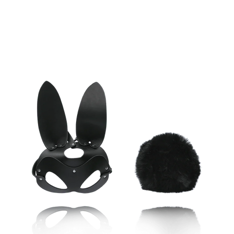 Tailz Bunny Mask and Plug Set