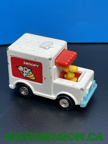 Vintage 1972 Aviva Snoopy Blue Ice Cream Truck – The Misfit