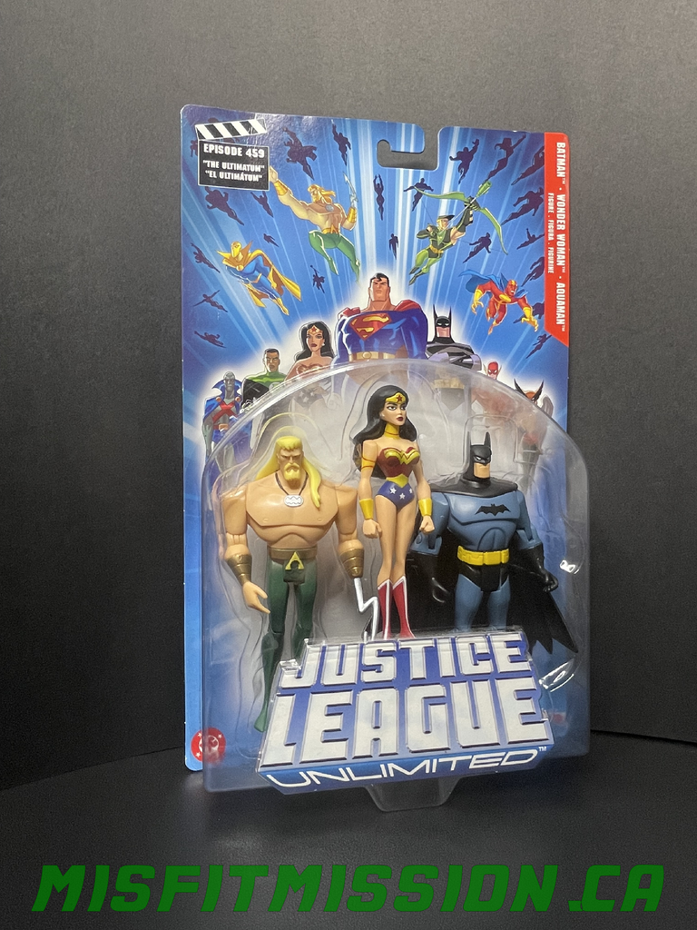 Justice League Unlimited Aquaman, Wonder Woman, Batman (New) – The Misfit  Mission Collectables