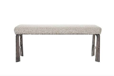 Astin Bench AY Collection Sea to Sierra Modern Hepburn Seat Michelle Peira Alpaca Upholstery