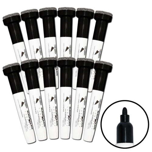 Set of 12 Black Dry Erase Markers